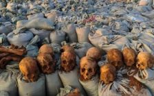 Атырауда бөгетті нығайту кезінде топырақтан адам сүйектері табылды