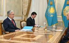 Президент Кәсіпкерлердің құқықтарын қорғау жөніндегі уәкілді қабылдады