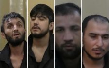 ФСБ театрда теракт жасаған қылмыскерлерден жауап алған сәттің жаңа видеосын көрсетті