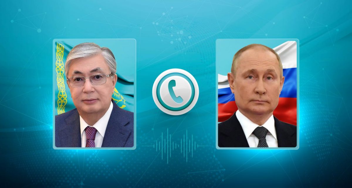 Тоқаев пен Путин екі елдегі су тасқыны жағдайын талқылады