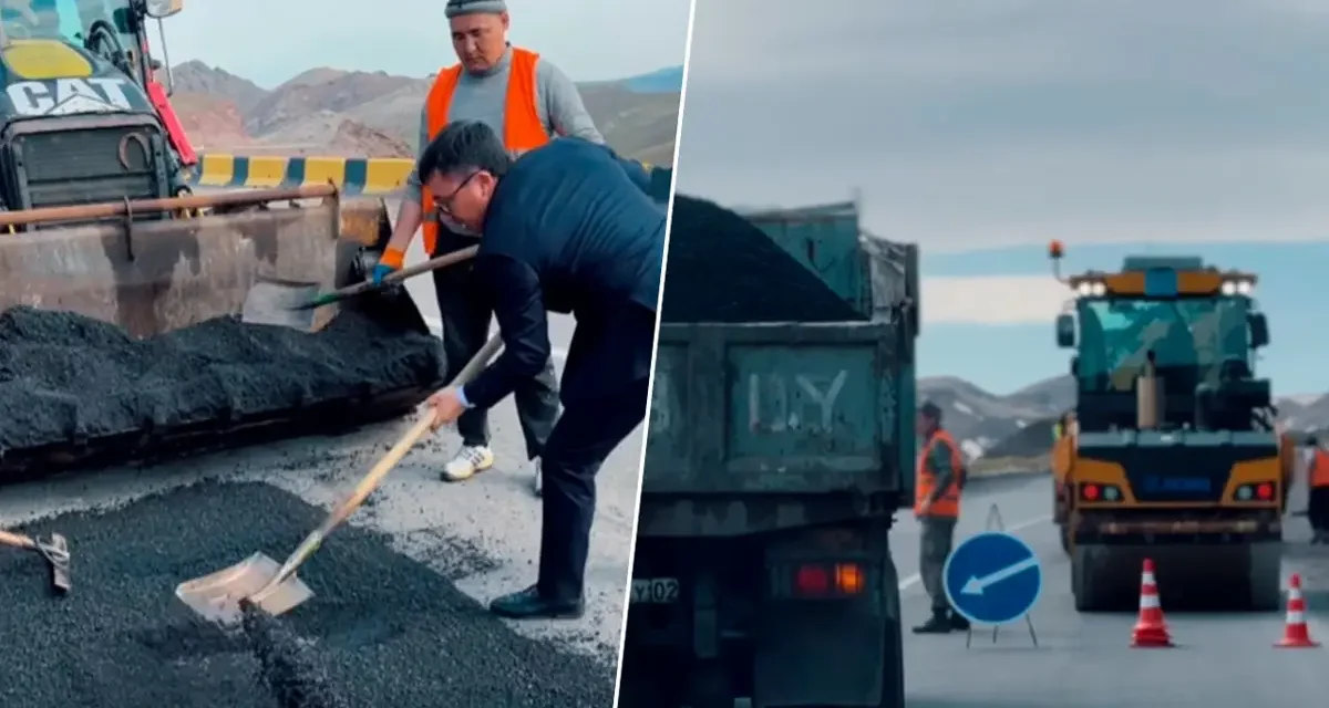 «Ұялмайсыңдар ма»: Кегенде әкім орынбасары жол салушыларға қатаң ескерту жасады