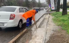 Алматыда жауын-шашынға байланысты өзендердің деңгейі көтерілді