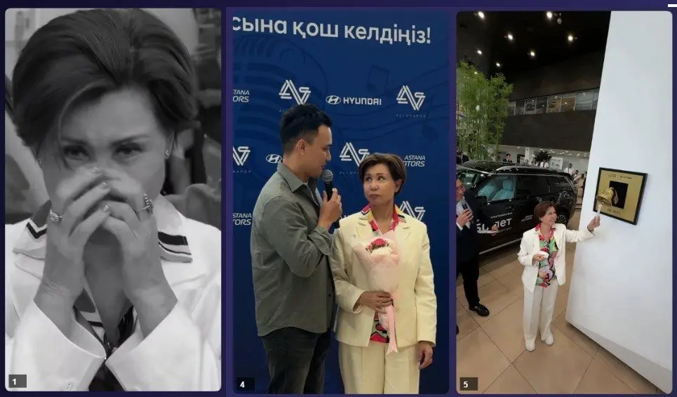 Әли Оқапов анасы Роза Рымбаеваға қымбат көлік сыйлады