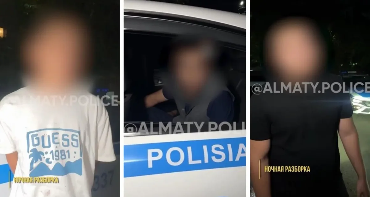 Алматыда пышақ ұстаған жас тобы ұсталды: алты күдікті қамауға алынды