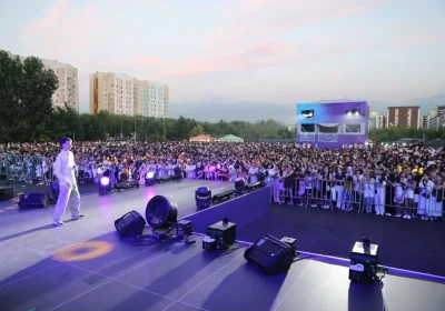 Almaty Summer Fest аясындағы алты концертке 60 мыңнан астам көрермен жиналды