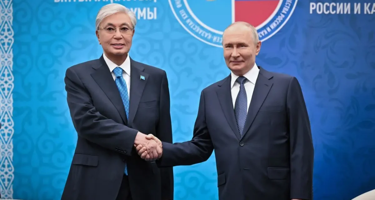 Қасым-Жомарт Тоқаев пен Владимир Путин Омбыда кездесті