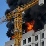Атыраудағы тоғыз қабатты үйдің шатырындағы өрт сөндірілді