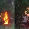 Семейде алты жасар бала сіріңке тұтатып, ауладағы көлікті өртеп жіберді