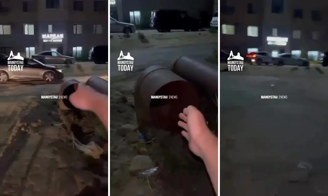 Ақтаудағы 16-үй маңындағы ашық құбырлар балаларға қауіп төндіреді