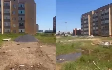 Ақтөбеде құрылыс компаниясы балалар алаңы мен тұраққа арналған жерді сатып жіберген