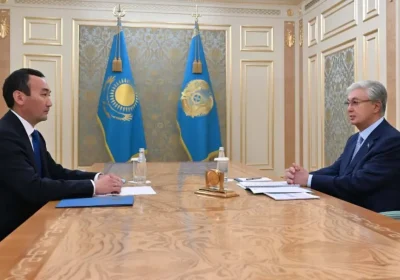Мемлекет басшысы Ұлытау облысының әкімі Есет Байкенді қабылдады