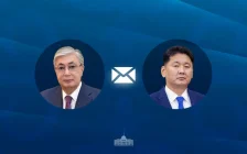 Қасым-Жомарт Тоқаев Моңғолия Президентін ұлттық мерекемен құттықтады