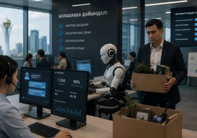 Кеңседен басталған қысқарту: жасанды интеллект Қазақстанда бірінші кімнің жұмысын алады?