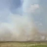 Құтқарушылар имидждік рилс түсіріп әлек: СҚО турғындары өртті трактормен және шүберекпен өздері өшіруге мәжбүр