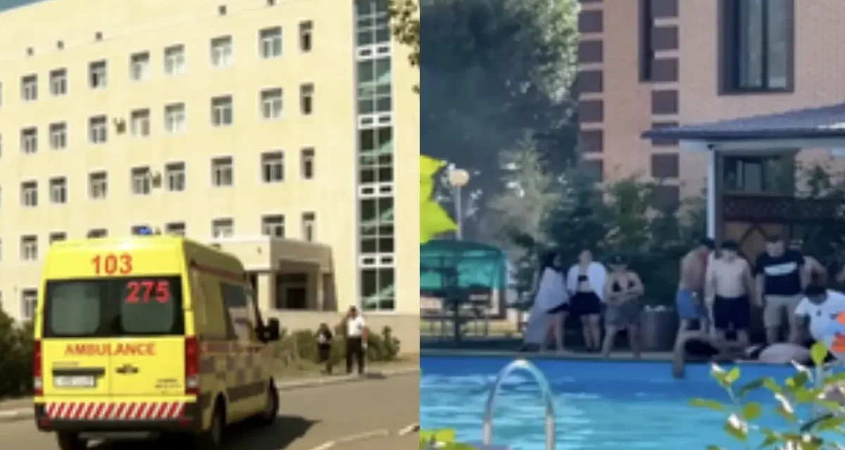 Астанада 24 жастағы жігіт бассейнге батып, жансақтау бөліміне түсті