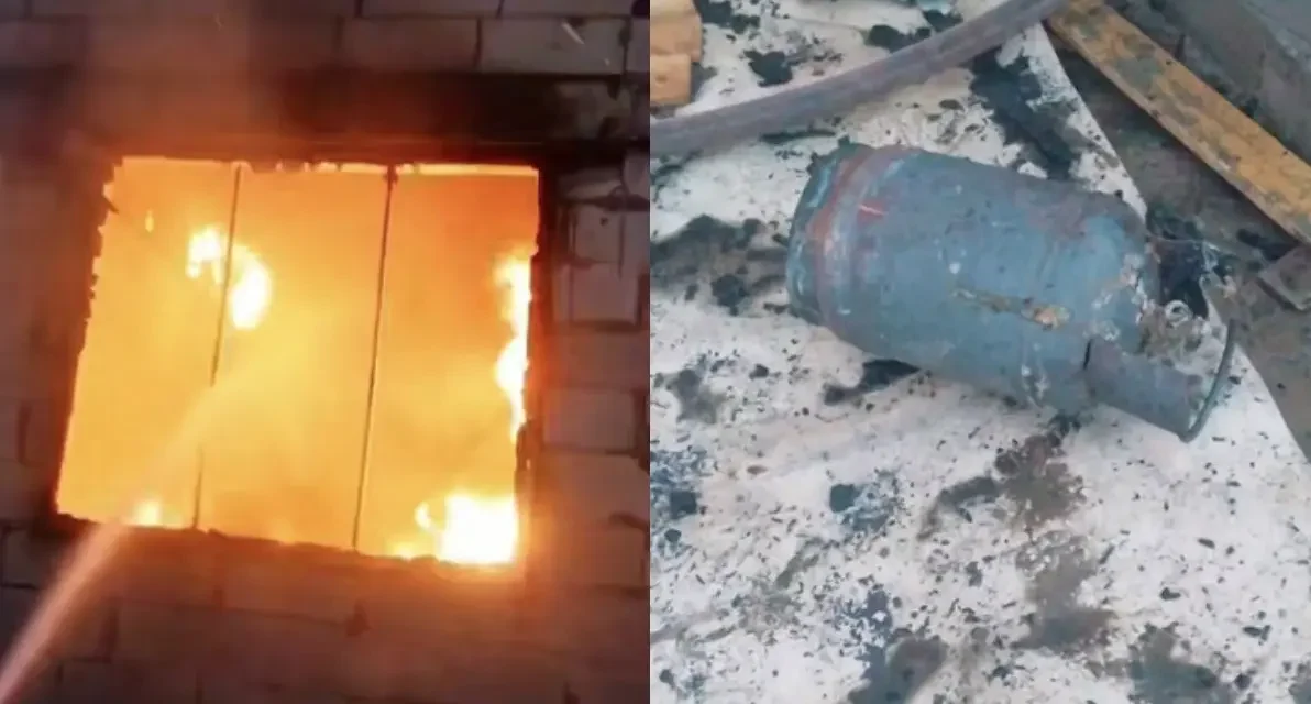 Алматы облысында өрт сөндірушілер үш газ баллонын алып шығып, жарылыстың алдын алды