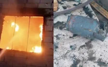 Алматы облысында өрт сөндірушілер үш газ баллонын алып шығып, жарылыстың алдын алды
