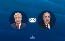 Тоқаев Алжир Президентіне құттықтау жеделхатын жолдады