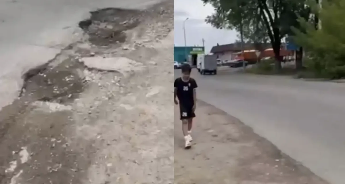 Жолдағы апатқа кім жауапты: Алматы облысы Елтай округіндегі ойлы-шұңқыр халықтың өміріне қауіп төндіруде