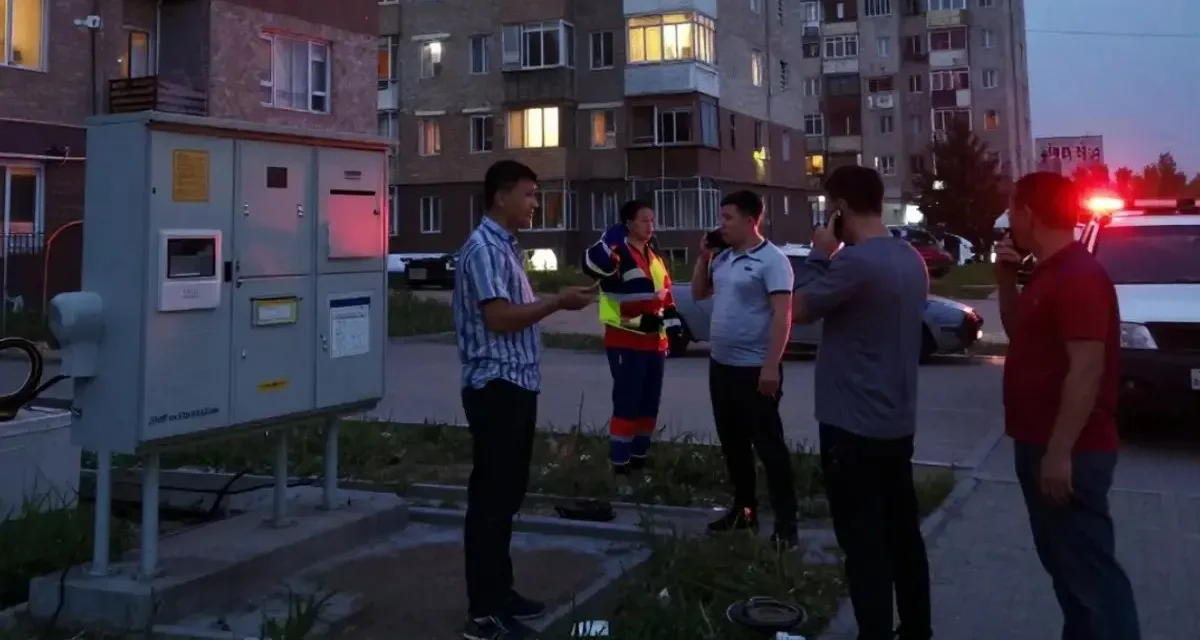 Ақтауда электр қуатының ұзақ үзілуі: тұрғындар наразы