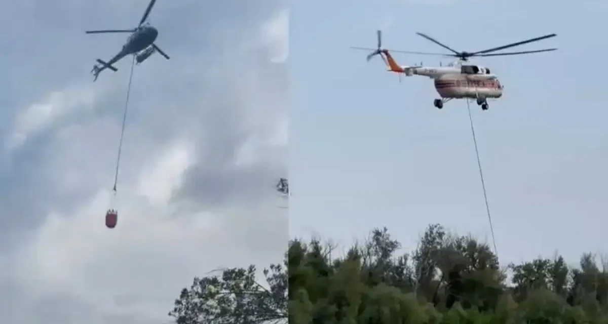 Орал орман шаруашылығындағы өртті сөндіру жалғасуда