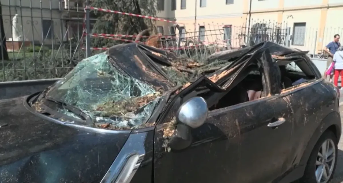 Италияда дауылдан 43 адам жараланды