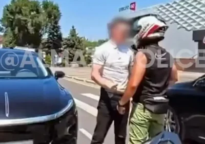 Алматыда әлеуметтік желіге видео салған мотоциклист 10 тәулікке қамалды