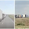 Жүк көліктерінің жүргізушілері Ақтөбе-Орск шекарасында үш күн кезекте тұрғанын айтты