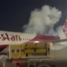 Алматыда FlyArystan ұшағынан өрт шығып, бір адам зардап шекті