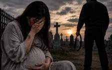 Жамбыл облысында жүкті әйелді күйеуі зиратта ұрып, тұншықтырған