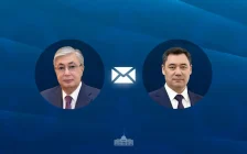 Қасым-Жомарт Тоқаев Садыр Жапаровты Қырғызстанның Тәуелсіздік күнімен құттықтады