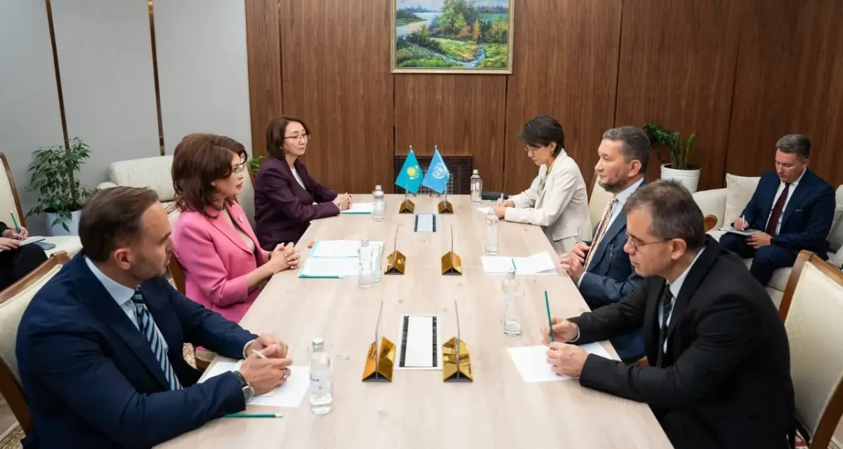 Аида Балаева БҰҰ еріктілер бағдарламасының өкілімен кездесті