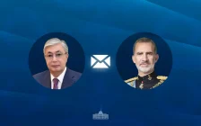 Испания королі VI Фелипе Қасым-Жомарт Тоқаевқа алғыс хат жолдады