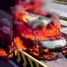 Астана-Щучинск автожолында жүк көлігі өртеніп кетті