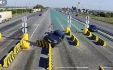 Астана – Щучинск автожолында жүргізуші ұйықтап кетіп, жол апатына түсті