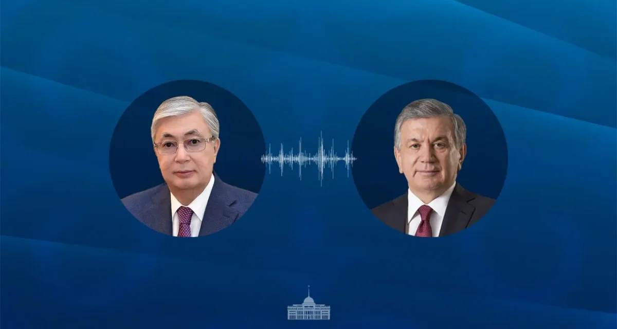 Мемлекет басшысы Өзбекстан Президентімен сөйлесті