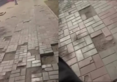 «Арбамен жүру мүмкін емес»: Атыраудың орталығындағы жолдың сиқы тұрғынды ашуландырды