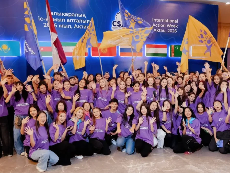 Жаңа адамдар Caspian Sea Action Week 2026 халықаралық экология апталығына қатысты