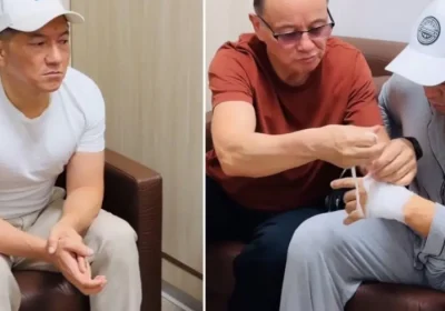 Сәкен Майғазиев ауруханада жатқан Кенжебек Жанәбіловтің жағдайын сұрап қайтты