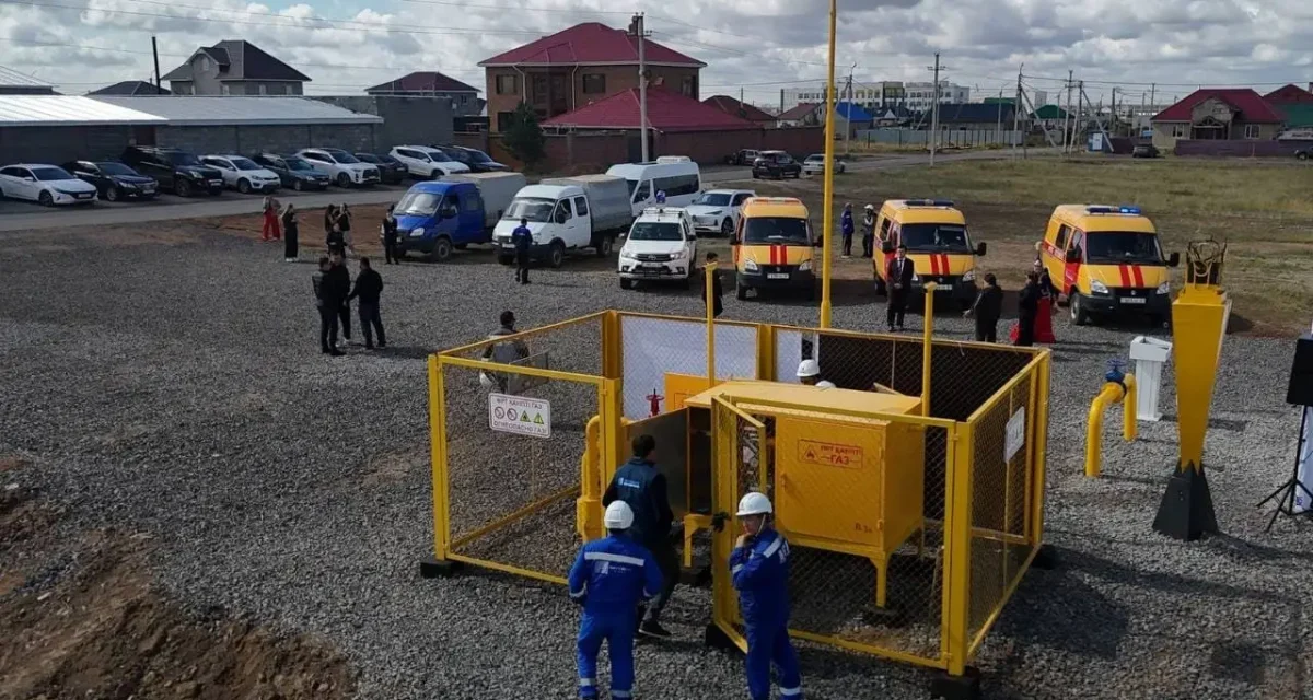 Ақмола облысында екі ауыл мерзімінен бұрын газбен қамтылды