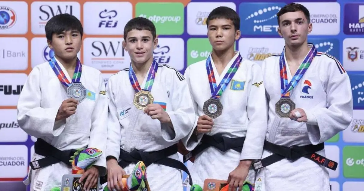 Алматылық дзюдошы Әділжан Нұрбекен әлем чемпионатында күміс жүлдегер атанды