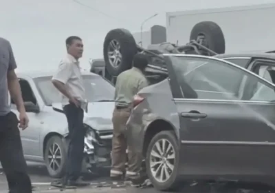 Ақтауда 3 көлік соқтығысып, 23 жастағы жүргізуші қаза тапты