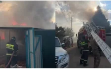 Жезқазғанда екі бірдей жер үй өртенді