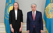 Президент Рыбакинаны әлемдегі бірінші ракетка мәртебесімен құттықтады