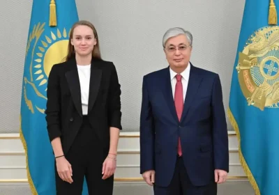 Президент Рыбакинаны әлемдегі бірінші ракетка мәртебесімен құттықтады