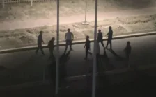 Талдықорғанда түнгі төбелес видеого түсіп қалды