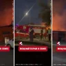 Семейде көлік жуу жанында газгольдер жарылып, өрт шықты