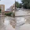 «Батпаққа батқан қала»: Семейдегі жолдың сиқы жұртты ашуландырды