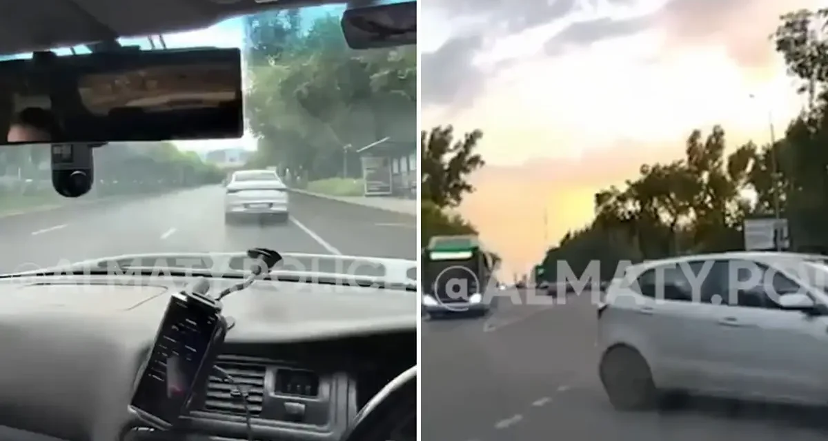 Алматыда жаяу жүргіншілердің көз алдында дрифт жасаған жүргізуші 20 тәулік уақытын қамауда өткізеді (ВИДЕО)