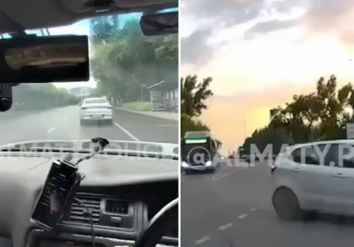 Алматыда жаяу жүргіншілердің көз алдында дрифт жасаған жүргізуші 20 тәулік уақытын қамауда өткізеді (ВИДЕО)